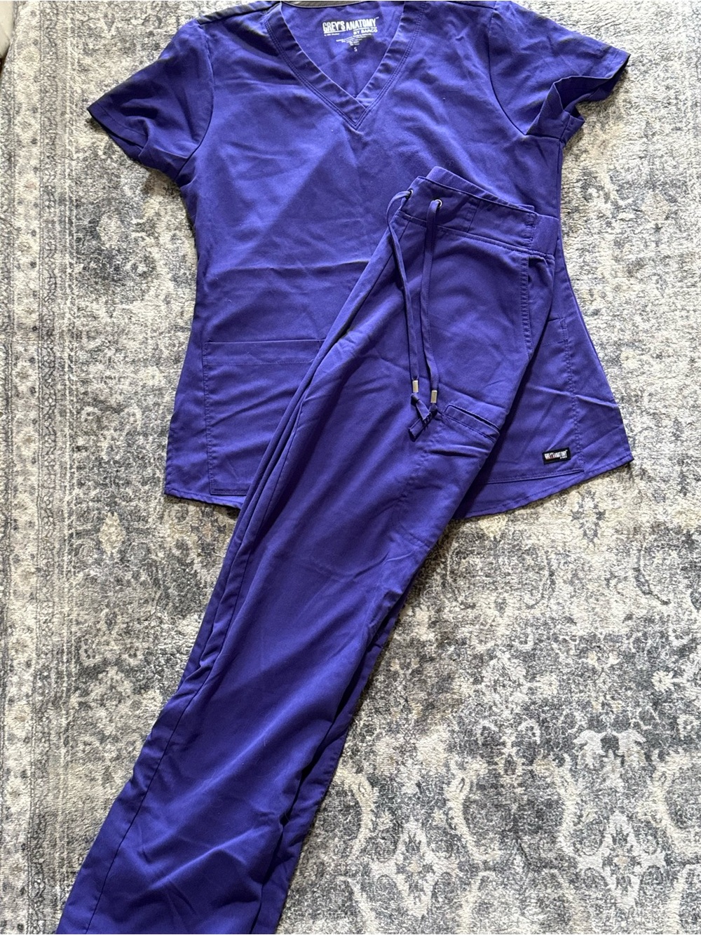 Grey's Anatomy Women's Scrub Joggers - Royal Purple